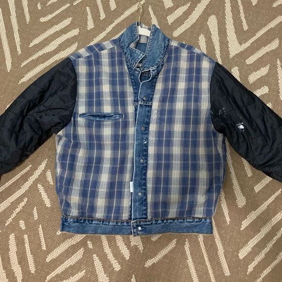 Vintage 90’s Levi’s Medium Wash Trucker Style Lined Denim Jacket Mens Size Small - Picture 11 of 17